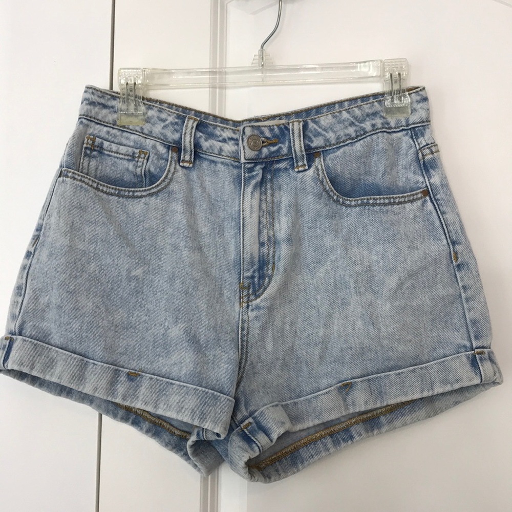 High waisted mom shorts
